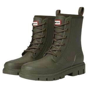 Hunter Women's Diana Waterproof Rain Boot Dark Green, Size 8 M
